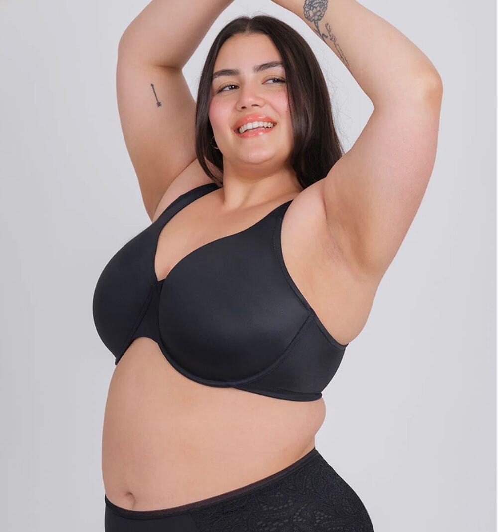LIVELY The Minimizer Underwire Bra - Black - Size 40DD